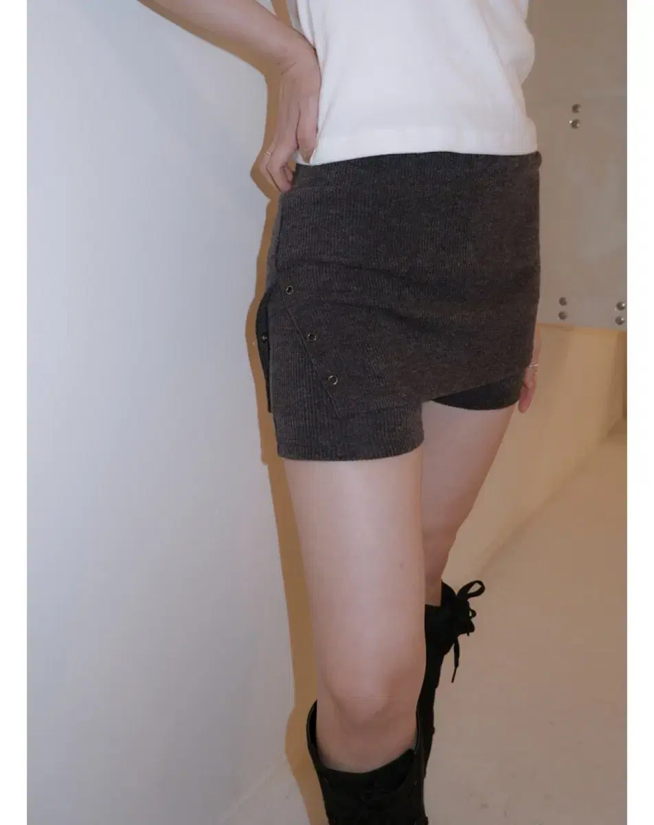 비삼샵 아일렛 스커트 쇼츠 eyelet skirt shorts